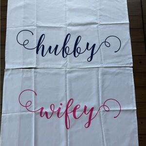 Hubby and Wifey Pillowcases